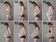 Niet 1, niet 2, maar 3 baby’s in deze buik! 3 baby's