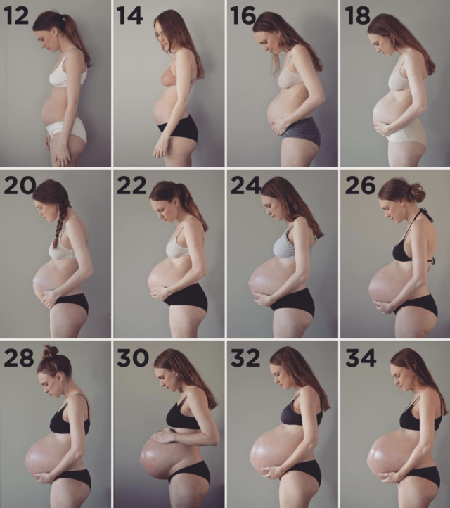 Niet 1, niet 2 maar 3 baby's in deze buik 3 baby's