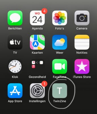 Zo maak je van TwinZine een app op je telefoon tweeling app TwinZine