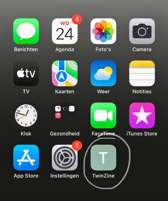 tweeling app TwinZine